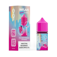 Кислый Розовый лимонад 20мг INFLAVE BUBBLE SALT 30мл Жидкость