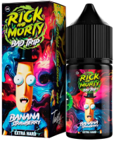 Клубника Банан 20мг Hard RICK AND MORTY BAD TRIP SALT 30мл Жидкость