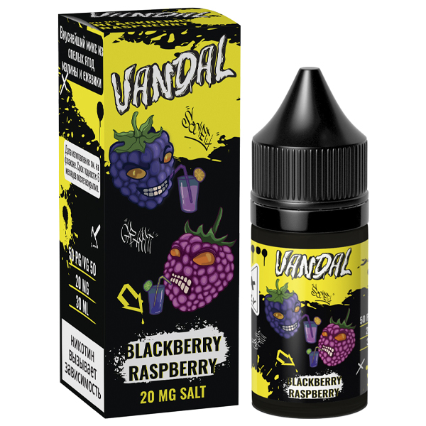 Blackberry Raspberry 20мг VANDAL SALT 30мл Жидкость