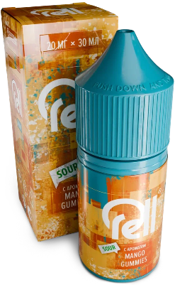 Sour Mango Gummies 20мг RELL AZURE SALT 30мл Жидкость