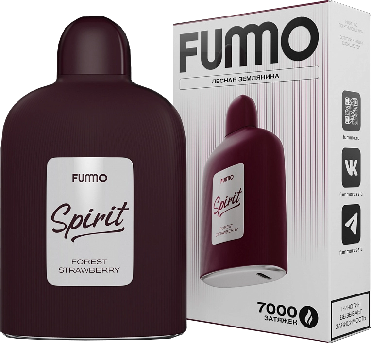 ЭСДН FUMMO SPIRIT 7000 2% Forest Strawberry (Лесная Земляника)