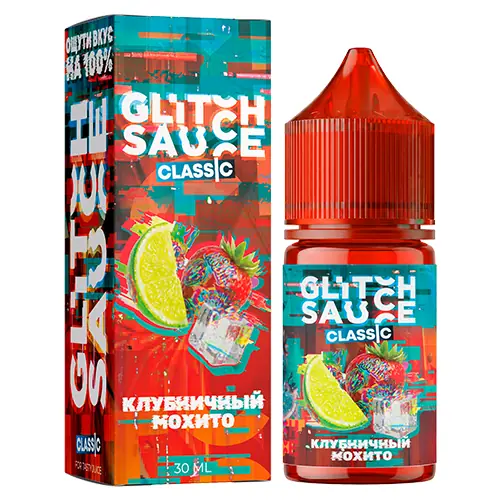 Клубничный мохито 20мг Glitch Sauce Classic SALT 30мл Жидкость