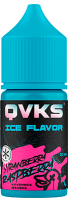Ароматизатор для 30мл QVKS ICE KONSTRUKT Земляника Малина (Клубника Малина) (Клубника)