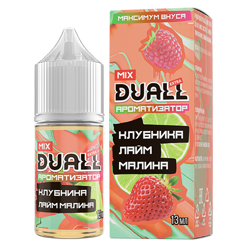 Ароматизатор для 30мл Duall Mix Extra Клубника лайм малина