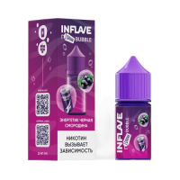Кислая черная смородина 20мг INFLAVE BUBBLE SALT 30мл Жидкость