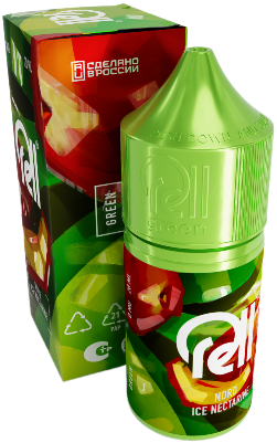 Nord ice nectarine 20мг RELL GREEN SALT 30мл Жидкость