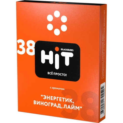 Табак Энергетик, виноград, лайм "Burn Black HIT" 30гр.