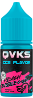 Ароматизатор для 30мл QVKS ICE KONSTRUKT Персик Бабл Гам
