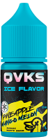 Ароматизатор для 30мл QVKS ICE KONSTRUKT Ананас Манго Дыня
