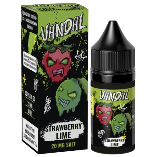 OXID Strawberry Lime 20мг extra VANDAL SALT 30мл Жидкость