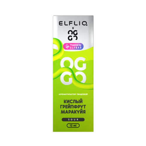 Ароматизатор для 30мл ELFLIQ X OGGO Sour Кислый грейпфрут маракуйя (Grapefruit Passionfruit)