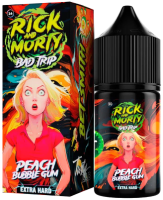 Персик Баблгам 20мг Hard RICK AND MORTY BAD TRIP SALT 30мл Жидкость