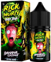 Банан Кокос 20мг Hard RICK AND MORTY BAD TRIP SALT 30мл Жидкость
