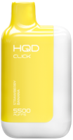 МСДН HQD CLICK 5500 2% Клубника Банан