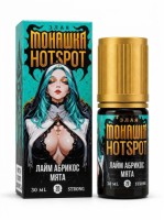 Лайм абрикос мята 70мг Злая монашка х HOTSPOT SALT 30мл Жидкость