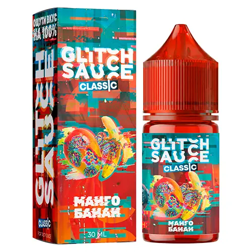 Манго и банан 20мг Glitch Sauce Classic SALT 30мл Жидкость