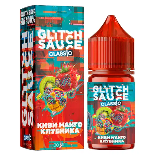 Киви, манго, клубника 20мг Glitch Sauce Classic SALT 30мл Жидкость