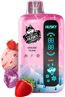 HUSKY AIRMAX PRO 20000 Cream Team (Клубничное мороженое со льдом)
