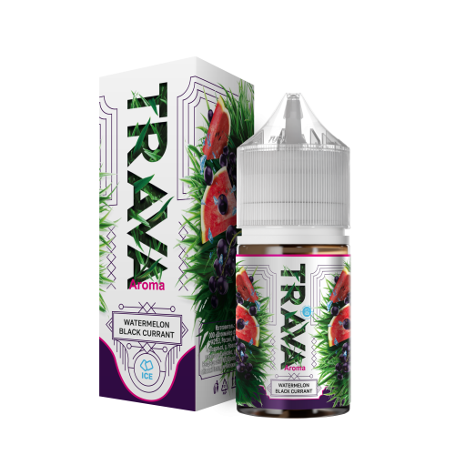 Ароматизатор для 30мл "TRAVA" WATERMELON & BLACK CURRANT (арбуз /черная смородина)