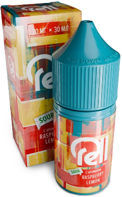 Sour Raspberry Lemon 20мг RELL AZURE SALT 30мл Жидкость