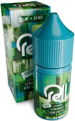 Sour Lemonade Kiwi Cactus 20мг RELL AZURE SALT 30мл Жидкость