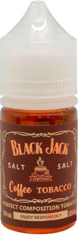 Coffe Tobacco 20мг STRONG Black Jack SALT 30мл Жидкость