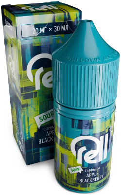 Sour Apple Blackberry 20мг RELL AZURE SALT 30мл Жидкость