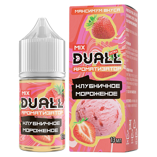 Ароматизатор для 30мл Duall Mix Extra Клубничное мороженое