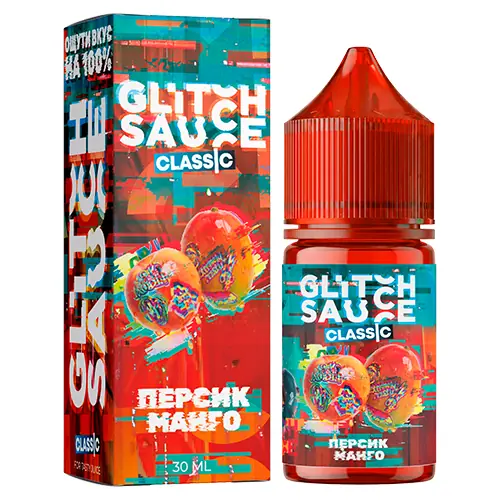 Персик и манго 20мг Glitch Sauce Classic SALT 30мл Жидкость