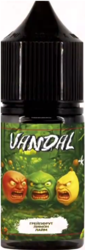 Грейпфрут Лимон Лайм 20мг VANDAL BAD HABIT SALT 30мл Жидкость