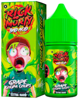 Виноградный Чупа-Чупс 20мг Hard RICK AND MORTY BAD ACID SALT 30мл Жидкость