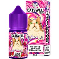 Клубнично Арбузная Хуба Бубба 20мг STRONG Catswill 30мл Жидкость