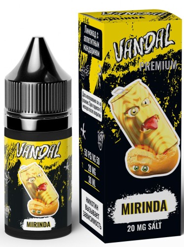 Mirinda (Лимонад с Мандарином) 20мг VANDAL PREMIUM SALT 30мл Жидкость