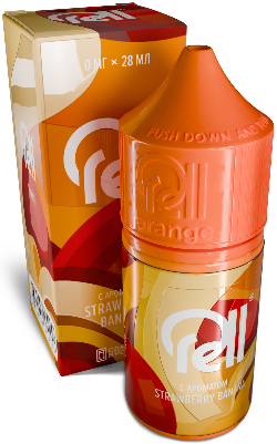 Strawberry banana 20мг RELL ORANGE SALT 30мл Жидкость