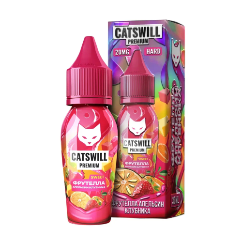 Фрутелла апельсин клубника 20мг CATSWILL PREMIUM SWEET 30мл Жидкость