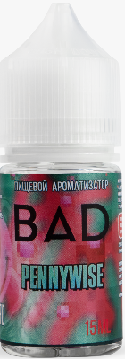 Ароматизатор для 30мл BAD Pennywise ( ароматом жвачки с клубникой и арбузом)