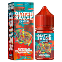 Яблочные мармеладные червячки 20мг Glitch Sauce Classic SALT 30мл Жидкость