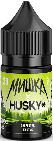 Энергетик-Кактус 20мг МИШКА-HUSKY SALT 30мл Жидкость
