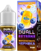 Морозная фанта черника 20мг EXTRA HARD DUALL EXTREME SALT 30мл Жидкость