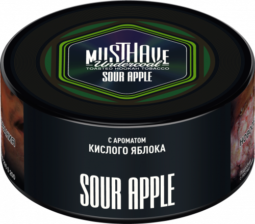 Табак Sour Apple (с ароматом кислого яблока) Must Have 25гр.