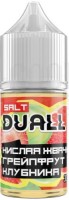 Кислая жвачка, грейпфрут, клубника 20мг DUALL SALT 30мл Жидкость