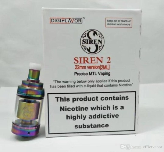 Digiflavor Siren V2 MTL GTA Clone Rainbow