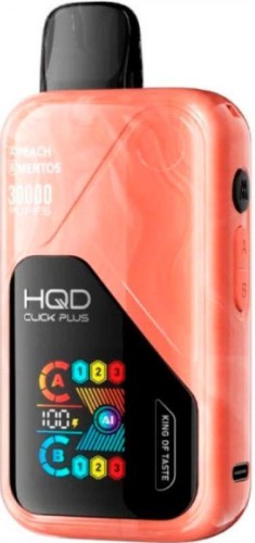 ЭСДН HQD CLICK PLUS 30000 2% Персик, ментос