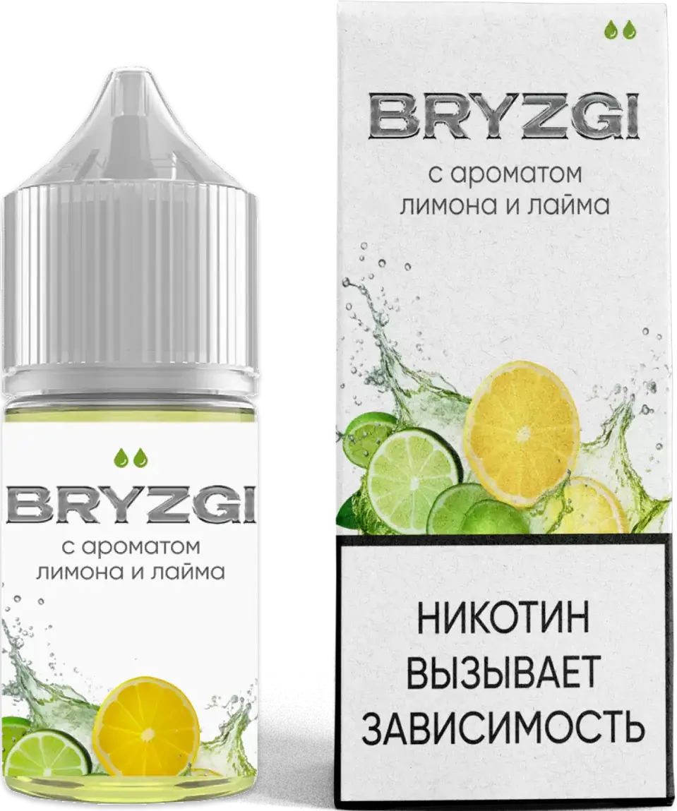 Жидкость для ЭСДН BRZG.H SALT 30мл 20мг Лимон Лайм Hard