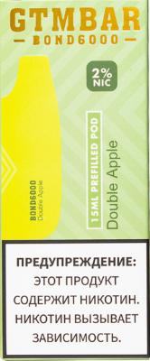 Картридж ЭСДН GTM BAR BOND 6000 Double Apple (Микс яблок)
