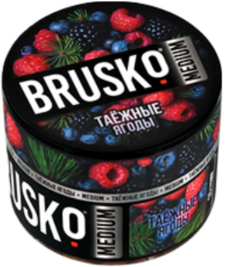 Бестабачная безникотиновая смесь BRUSKO 50гр. Таежные ягоды