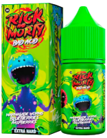 Червячки Голубика Малина 20мг Hard RICK AND MORTY BAD ACID SALT 30мл Жидкость