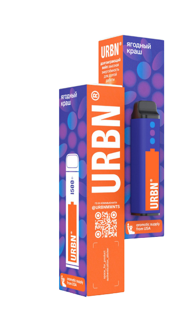 URBN ZERO Ягодный краш