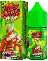 Яблоко Лайм 20мг Hard RICK AND MORTY BAD ACID SALT 30мл Жидкость