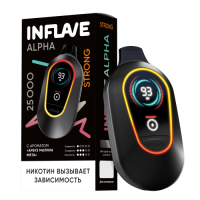 INFLAVE ALPHA 25000 2% STRONG Арбуз Малина Мята